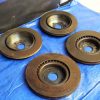 2005-2007 SUBARU IMPREZA WRX STI FRONT & REAR BREMBO ROTORS 5X114 OEM 83K MILES - Image 2