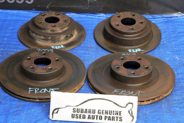 2002-2005 SUBARU IMPREZA WRX FRONT & REAR BRAKE ROTORS OEM