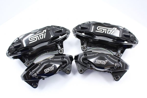 2008-2017 SUBARU IMPREZA WRX STI FRONT AND REAR BREMBO BRAKE CALIPERS 73K MILES