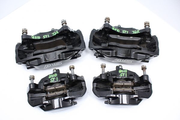2008-2017 SUBARU IMPREZA WRX STI FRONT AND REAR BREMBO BRAKE CALIPERS 73K MILES - Image 4