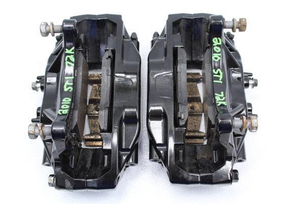 2008-2017 SUBARU IMPREZA WRX STI FRONT AND REAR BREMBO BRAKE CALIPERS 73K MILES - Image 5