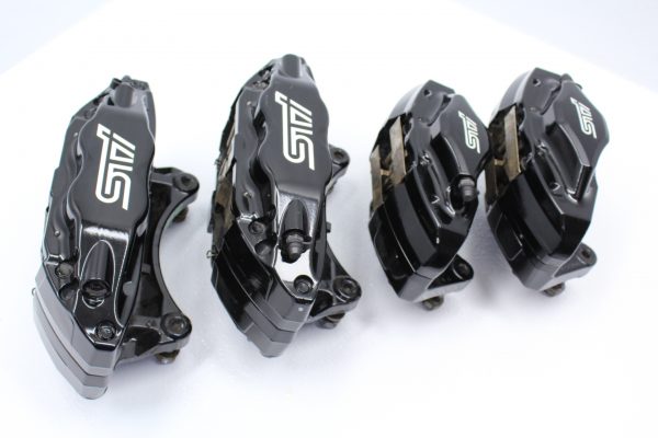 2008-2017 SUBARU IMPREZA WRX STI FRONT AND REAR BREMBO BRAKE CALIPERS 73K MILES - Image 10
