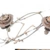 1998-2001 SUBARU IMPREZA 2.5 RS GC8 REAR HUBS KNUCKLES SPINDLES LH/RH OEM 5X100