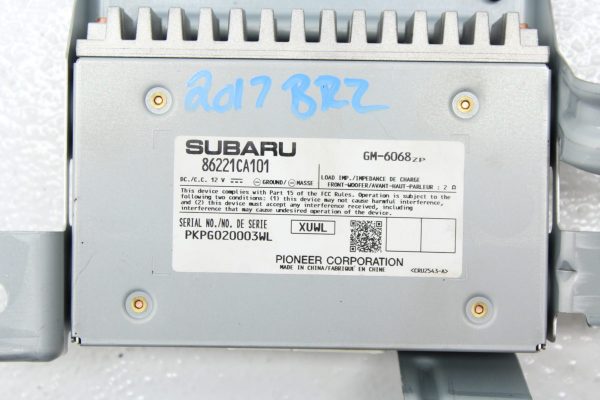2013-2017 SUBARU BRZ & FRS POWER AMPLIFIER ASSEMBLY OEM P/N 86221CA101 - Image 6