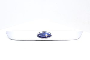 2013-2017 SUBARU BRZ & FRS TRUNK LID HANDLE BEZEL W/ EMBLEM OEM FACTORY SILVER
