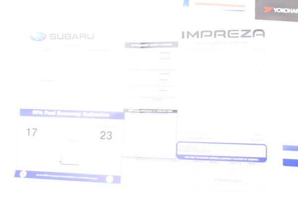 2010 SUBARU IMPREZA WRX STI WAGON OWNERS MANUAL HANDBOOK GUIDE SET - Image 2