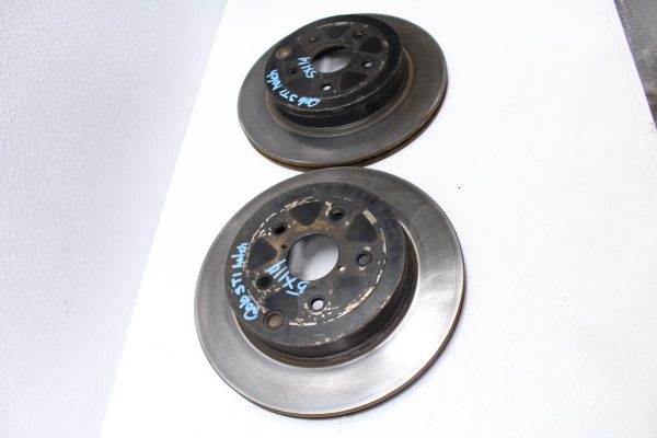 2008-2014 SUBARU IMPREZA WRX STI REAR ROTOR SET ASSEMBLY RH/LH OEM - Image 2
