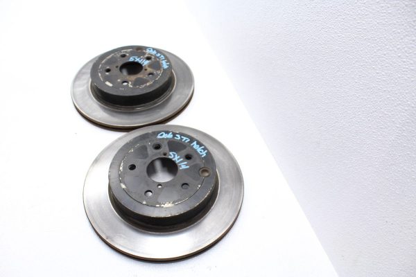2008-2014 SUBARU IMPREZA WRX STI REAR ROTOR SET ASSEMBLY RH/LH OEM - Image 3
