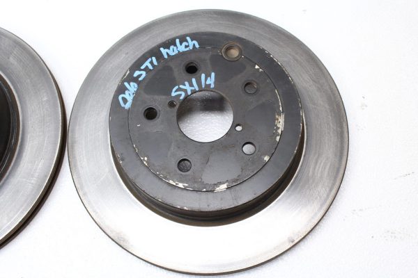 2008-2014 SUBARU IMPREZA WRX STI REAR ROTOR SET ASSEMBLY RH/LH OEM - Image 4