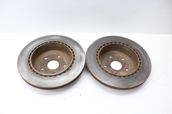 2008-2014 SUBARU IMPREZA WRX STI REAR ROTOR SET ASSEMBLY RH/LH OEM - Image 6