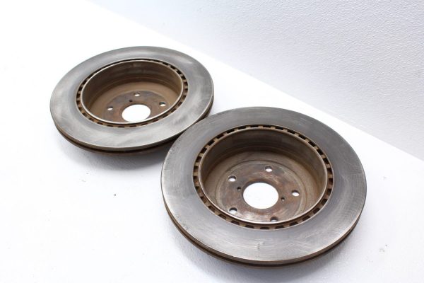 2008-2014 SUBARU IMPREZA WRX STI REAR ROTOR SET ASSEMBLY RH/LH OEM - Image 8