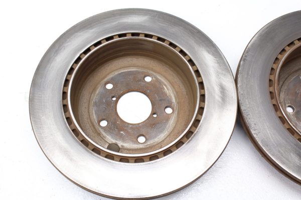 2008-2014 SUBARU IMPREZA WRX STI REAR ROTOR SET ASSEMBLY RH/LH OEM - Image 9