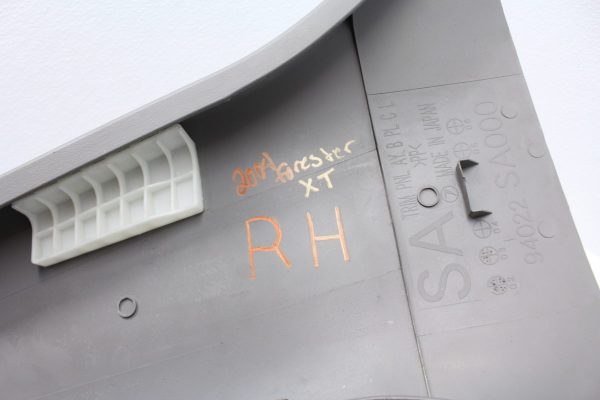 2003-2005 SUBARU FORESTER XT FXT B PILLAR INTERIOR TRIM PANEL RH PASSENGER SIDE - Image 9