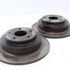 2004-2008 SUBARU FORESTER XT FXT REAR BRAKE ROTORS DRUM SET 5X100 04-08 - Image 2