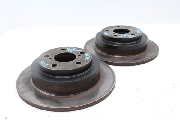 2004-2008 SUBARU FORESTER XT FXT REAR BRAKE ROTORS DRUM SET 5X100 04-08 - Image 2