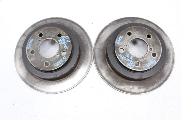 2004-2008 SUBARU FORESTER XT FXT REAR BRAKE ROTORS DRUM SET 5X100 04-08 - Image 4