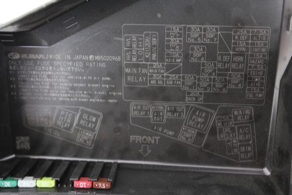 2008-2014 SUBARU WRX STI ENGINE FUSE BOX PANEL OEM FACTORY 08-14 - Image 5