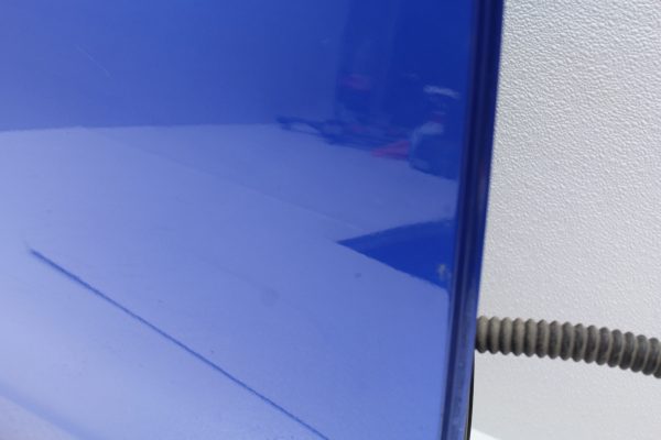 08-14 2008-2014 SUBARU WRX STI REAR RH DOOR PASSENGER SIDE WRB BLUE OEM - Image 4