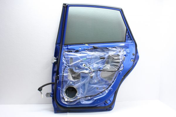 08-14 2008-2014 SUBARU WRX STI REAR RH DOOR PASSENGER SIDE WRB BLUE OEM - Image 8