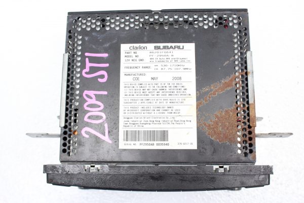 2008-2014 SUBARU IMPREZA WRX STI RADIO HEAD UNIT CD PLAYER OEM 86201FG641 - Image 11