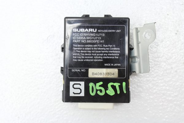 2002-2007 SUBARU IMPREZA WRX & STI KEYLESS ENTRY UNIT BOX 02-07 - Image 7