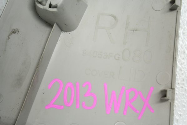 2008-2014 SUBARU IMPREZA WRX TRIM C PILLAR PANELS OEM FACTORY 09 10 11 12 13 - Image 6