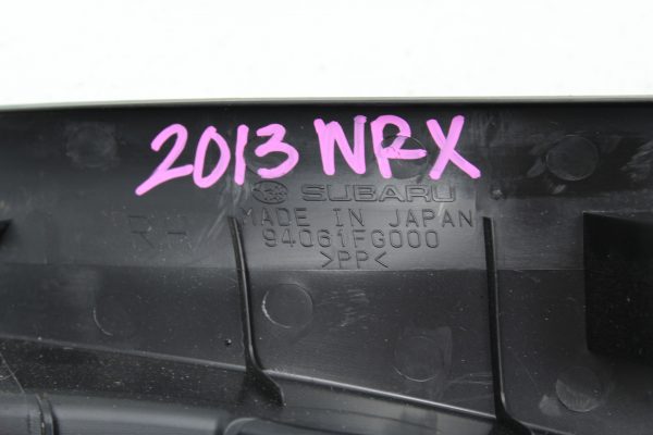 2008-2014 SUBARU IMPREZA WRX REAR DOOR SILL LH/RH DRIVER & PASSENGER SIDE 09 10 11 12 13 - Image 7