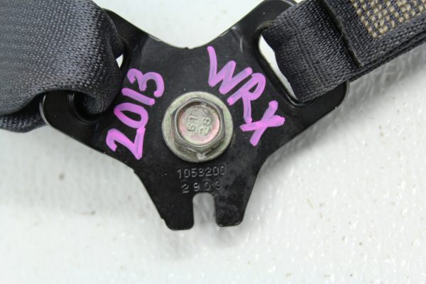 2008-2014 SUBARU IMPREZA WRX REAR SINGLE SEAT BELT & BUCKLE OEM 09 10 11 12 13 - Image 6
