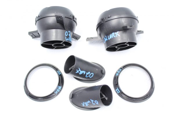 2002-2007 SUBARU WRX & STI A/C RH & LH AC HEAT VENTS W/ BEAUTY RINGS *SET* - Image 5