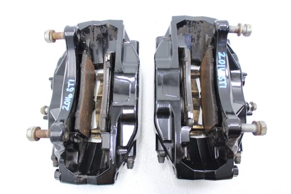 2008-2017 SUBARU WRX STI FRONT & REAR BREMBO BRAKE CALIPERS OEM 36K MILES EJ257 - Image 5