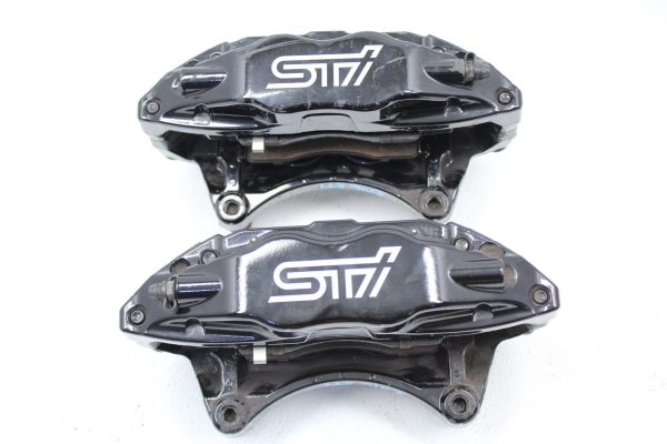 2008-2017 SUBARU WRX STI FRONT & REAR BREMBO BRAKE CALIPERS OEM 36K MILES EJ257 - Image 8