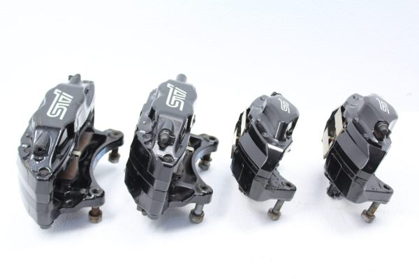 2008-2017 SUBARU WRX STI FRONT & REAR BREMBO BRAKE CALIPERS OEM 36K MILES EJ257 - Image 10