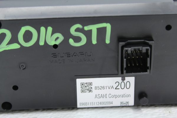 16 2016 SUBARU WRX & STI MULTI FUNCTION DISPLAY DASH SCREEN OEM 85261VA200 - Image 7