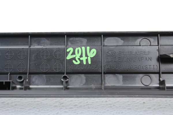 2015-2017 SUBARU WRX STI LH DOOR SILL LEFT SCUFF PLATE TRIM DRIVER 94060VA030 - Image 7