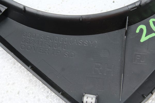 2015-2018 SUBARU WRX & STI INSTRUMENT PANEL COVER SET OEM 66073FJ060 66073FJ070 - Image 8