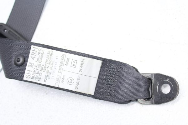 2015-2017 SUBARU WRX STI REAR PASSENGER SEATBELT ASSEMBLY RH BACK OEM - Image 4
