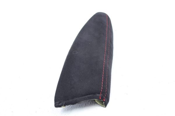 2015-2017 SUBARU WRX STI FRONT RIGHT DOOR PANEL BLACK ARM REST TRIM RED STITCH - Image 2