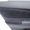2015-2017 SUBARU WRX & STI LEFT REAR DOOR PANEL CARD RED STITCH OEM 94227FJ010 - Image 6