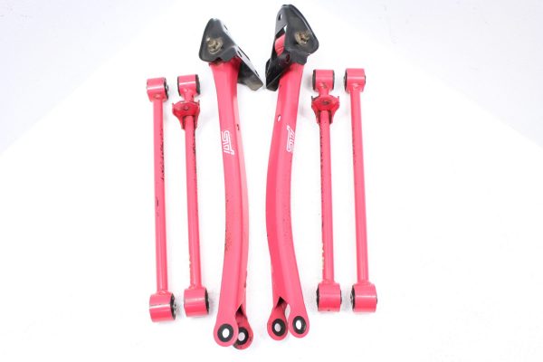 04 2004 SUBARU WRX STI PINK SPHERICAL LATERAL LINKS & TRAILING ARMS 47K MILES