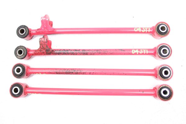 04 2004 SUBARU WRX STI PINK SPHERICAL LATERAL LINKS & TRAILING ARMS 47K MILES - Image 10