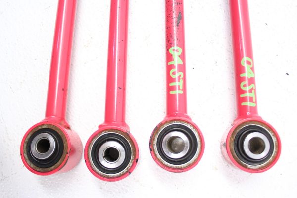 04 2004 SUBARU WRX STI PINK SPHERICAL LATERAL LINKS & TRAILING ARMS 47K MILES - Image 12