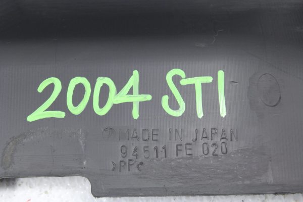 2002-2007 SUBARU WRX STI TRUNK LID LATCH PANEL COVER TRIM OEM 94511FE020 - Image 5