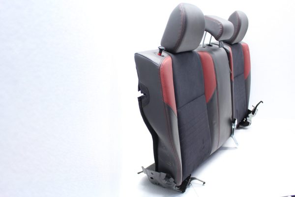 2015-2017 SUBARU WRX STI REAR UPPER BACK SEAT BACK REST RED/BLACK OEM - Image 3