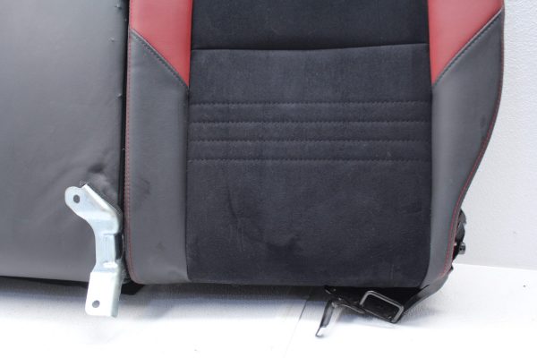 2015-2017 SUBARU WRX STI REAR UPPER BACK SEAT BACK REST RED/BLACK OEM - Image 4