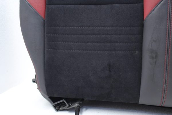 2015-2017 SUBARU WRX STI REAR UPPER BACK SEAT BACK REST RED/BLACK OEM - Image 8
