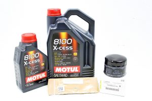 2015-2019 SUBARU WRX & 2014-2019 FORESTER XT MOTUL 8100 X-CESS 5W40 ENGINE OIL CHANGE KIT