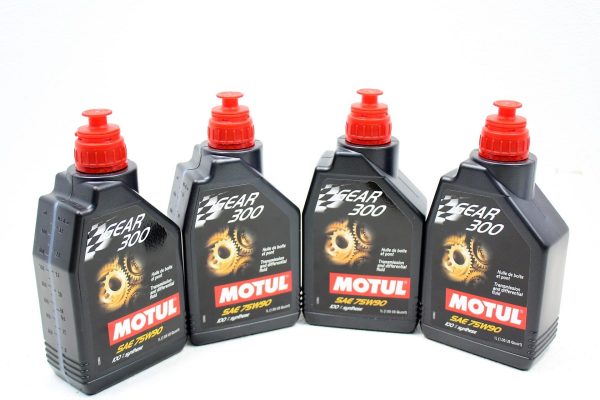 2013-2019 SUBARU BRZ & FRS MOTUL 300 75W90 6 SPEED TRANSMISSION & REAR DIFFERENTIAL GEAR OIL KIT 6MT