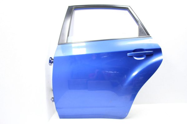 2008-2014 SUBARU WRX & STI REAR LH DOOR ASSEMBLY DRIVER SIDE BLUE 08-14