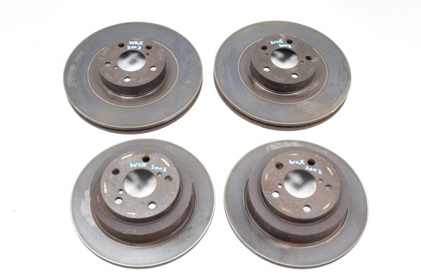 2002-2005 SUBARU IMPREZA WRX FRONT & REAR BRAKE ROTORS SET RH/LH OEM