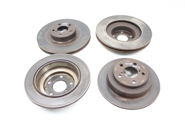2002-2005 SUBARU IMPREZA WRX FRONT & REAR BRAKE ROTORS SET RH/LH OEM - Image 2